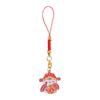 Chaveiro Cordão Fuwa Desenho Animado Metal Pingente de Bolsa Personalizado Corrente para Celular Pequeno Presente de Ano Novo Barraca Pequena Mercadoria