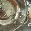 Cesta Coladora de Acero Inoxidable Multifuncional para Cocina Doméstica con Agujeros Finos, Grado Alimenticio, Engrosada, para Lavar Verduras y Cocer Arroz