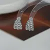 Pendientes de Aro Geométricos de Circonita de Moda con Personalidad Simple Estilo Coreano Temperamento Versátil Pendientes para el Trabajo Nuevo Estilo 2026 Moderno