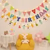 Decoración de Escena de Pancarta de Cumpleaños Infantil para Niños y Niñas, Pancarta de Cumpleaños de Un Año, Atrezo de Ambiente para Pared de Fondo, Universal