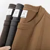 Camiseta de Manga Corta de Algodón Puro de Peso Pesado Algodón de Xinjiang Estilo Retro Americano para Hombre Verano Color Sólido Holgada Cuello Redondo Media Manga Base