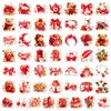 Nuevas pegatinas vintage transfronterizas con temática de fresas, 100 piezas, pegatinas impermeables dulces de fresas para combinar, para decoración de diario y tableta