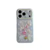 Anel de natação com padrão de concha sorveteira case adequado para capa de telefone Apple 17 iPhone 18 Pro Max desenho animado 16 cobertura total 15