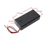 No. Caja de 5 Baterías Serie 1/2/3 con Interruptor con Tapa Enchufe DC DIY Sin Soldadura 3V 9V