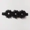 Diadema Elástica para Bebé Nueva Transfronteriza, Joyería para Niños con Flor de Gasa y Perlas Linda, Accesorios Finos para el Cabello de Bebé para las Cuatro Estaciones