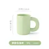 Caneca Robusta Personalizada com Alça Grossa, Copo de Água Cerâmico com Logo Impresso, Caneca de Café Fosca, Personalização com Foto, Transfronteiriço