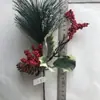 Accesorios de decoración personalizados de fábrica para Navidad y Año Nuevo, accesorios de boda, boda, bricolaje, flores de Navidad tridimensionales, frutos rojos