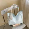 Bolso tote grande de color liso minimalista estilo coreano para mujer, nuevo bolso de hombro de moda de verano 2026 para ir al trabajo