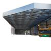 Cabezal de Puerta de Paisaje de Acero Inoxidable Instalación y Construcción Personalizadas Fabricante de Shanghái Realiza Cabezal de Puerta de Paisaje de Estructura de Acero Acero Inoxidable