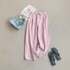 Pantalones deportivos de otoño para mujer de buen ajuste, pantalones de pierna curva con retazos, estilo Hong Kong, modernos, adelgazantes, rejuvenecedores, algodón puro, pantalones de chándal de pierna ancha talla grande