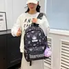 2024 Nova Moda Estudante Mochila Dos Desenhos Animados Impresso Bonito Grande Capacidade Mochila Moda Estudante Do Ensino Médio Mochila