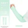 Manga de Hielo para Ciclismo de Verano Ruidong Sin Costuras Transpirable Sombrilla Protector Solar Manga para Dedos Conducción Pesca Manga Absorbe Sudor para Hombres y Mujeres