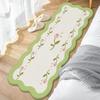 Alfombra de cachemira gruesa moderna de celebridades de Internet, pequeña y fresca, manta para la mesita de noche del dormitorio, alfombra larga para sala de estar, alfombra para el ventanal del hogar