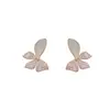 2023 Novo Estilo Borboleta com Micro Zircônia Zircônio Prata Pino de Orelha Unha Moda Elegante Luxo Leve Design de Ponta Brincos
