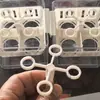 Vaso Hidropônico para Tulipa, Jacinto, Narciso, Três Furos, Cinco Furos Transparente Vaso Preguiçoso para Flores