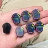 Nuevo Madera de Ébano y Melocotón Pintada Marca Hazte Rico Hamburguesa DIY Dibujos Animados Juguete Accesorios Pulsera Collar Joyería Accesorios