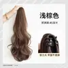 Fábrica atacado de comprimento médio cacheado cabelo rabo de cavalo peruca renda-up grande onda artificial cabelo baixo rabo de cavalo alta gravata rabo de cavalo geração de cabelo