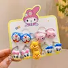 Lindo Kit de Gomas para el Cabello para Niños, Bandas para el Cabello de Bebé que No Dañan el Cabello, Cuerdas para el Cabello de Dibujos Animados para Niñas, Anillos para el Cabello del Tamaño de un Pulgar, Dulces Anillos de Toalla