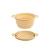 Cesta de Drenagem de Silicone Amazon Coador Dobrável de Aço Inoxidável Cesta de Vegetais para Pia de Cozinha Cesta de Frutas Doméstica Retrátil