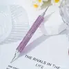 Caneta Delineadora para Nail Art com Strass Transfronteiriça, Ferramenta de Criação Fina para Desenho de Flores em Nail Art de Peça Única, Caneta Pressionadora de Strass para Pintura Colorida