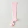 Meias Esportivas para Impulsionar Músculos, Meias de Compressão para Panturrilha, Compressão Segmentada, Cores Vibrantes, Energéticas, para Corrida, Fitness, Tênis, Secagem Rápida, Emagrecimento
