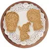 Desenho Animado da Princesa Xuebao Molde de Biscoito Ferramenta Doméstica DIY para Assar Fondant 3D Tridimensional Tipo Prensa