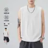 Chaleco Refrigerante para Hombre Verano 2026 Camiseta sin Mangas con Sensación a Hielo de Peso Pesado Holgada para Deportes Fitness Camiseta sin Mangas Marca de Moda
