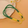 Corda de Pulso Dopamina Tecida Forte Durável Corda de Mão Antiperda Chaveiro Multifuncional Cordão de Chave Acessório Criativo