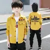 Camisa de Manga Larga para Niños Modelo Nuevo 2025 Camisa Chaqueta de Primavera para Niños Ropa de Primavera para Niños Grandes Camisa Delgada de Primavera y Otoño