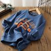 Sudadera Estilo Nuevo 2026 para Niños y Niñas, Primavera y Otoño, Camiseta Casual de Manga Larga con Cuello Redondo Estampado, Camiseta Básica de Moda para Niños Mayores