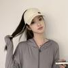 Gorra de béisbol de cola de caballo alta para mujer, sombrilla de verano, protector solar, gorra con parte superior hueca, sombrero para el sol anti-ultravioleta, Corea ins