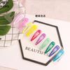 Grampo de cabelo elegante de novo estilo transfronteiriço, cor macaron pingando, presilha BB, colorido, fofo, infantil, para franja, presilha lateral