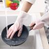 Limpeza doméstica Cozinha Louça Luvas de lavagem Padrão imprimível Lavar roupas Mulheres impermeável plástico de borracha Luvas de borracha
