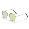 Gafas de Sol Metálicas Poligonales Nuevas Transfronterizas para Niños y Niñas Estilo Callejero Gafas de Sol para Proteger del Sol