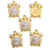Accesorios para Joyería de Aleación DIY Reloj Despertador Esmaltado Colgante de Reloj Pulsera Llavero Decoración Adorno Colgante W459