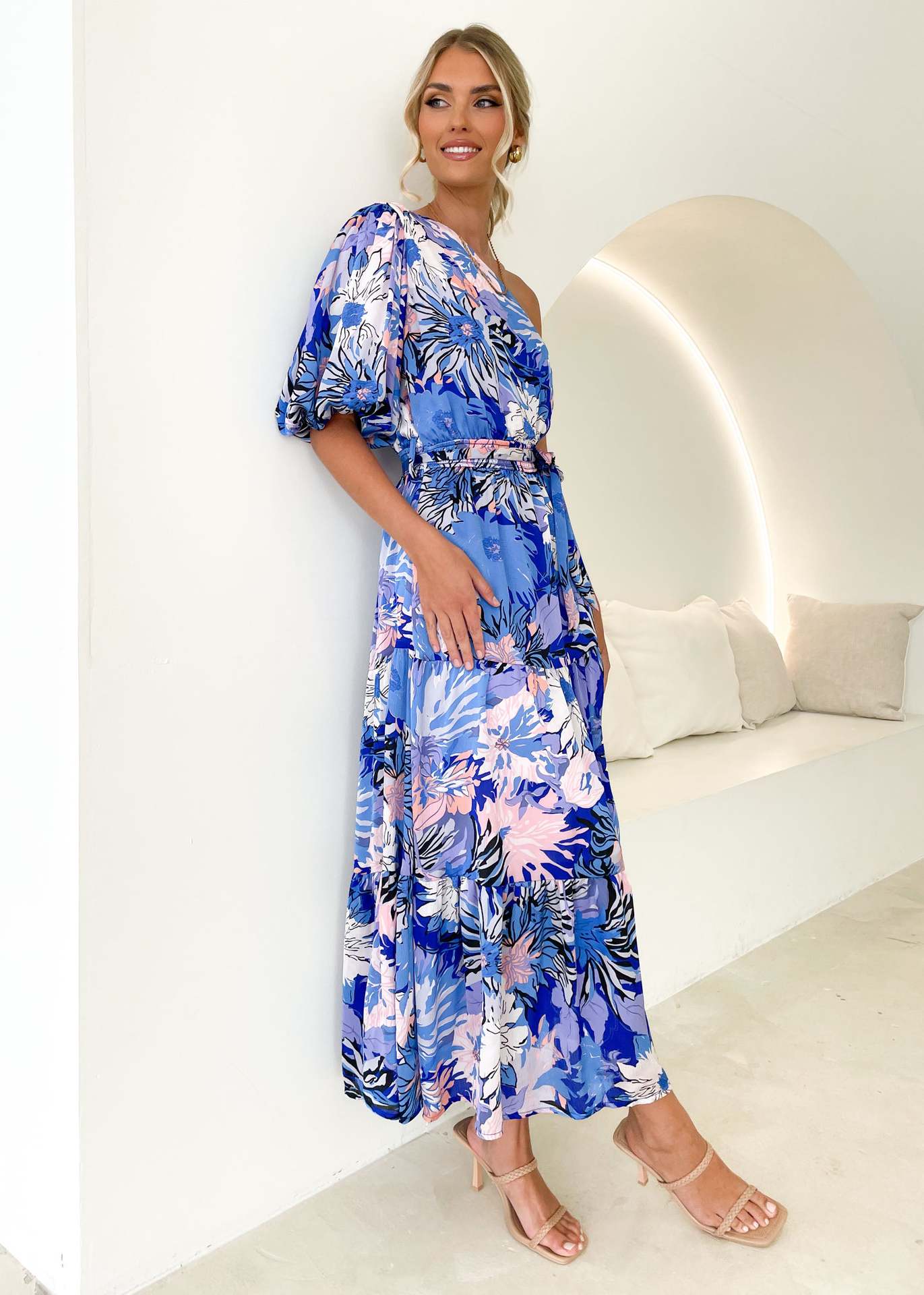 Saidie One Shoulder Maxi Dress