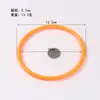 Cubo con aros para lanzar marcador cubo sensorial entrenamiento plástico anillo obstáculo cubo juguete deportivo exterior anillo cono de helado
