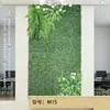 Pared Vegetal Simulada, Pared de Plantas Verdes, Accesorios de Decoración de Fondo de Césped para Exteriores y Interiores
