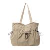 Bolsa de Tecido de Nylon para Mulheres, Grande Capacidade, Nova Bolsa de Ombro Versátil de Verão 2026, Bolsa de Tecido com Toque de Luxo, Bolsa Tote para o Dia a Dia