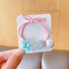 Elásticos de Cabelo Kuromi Infantis para Trançar, Faixas de Cabelo para Bebê, Cordas de Cabelo para Meninas, Alta Elasticidade, Elásticos de Cabelo Duráveis para Meninas