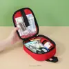 Bolsa Pequeña Portátil para Medicamentos al Aire Libre Bolsa de Emergencia Bolsa para Medicamentos y Cosméticos del Hogar Almacenamiento con Compartimentos Caja para Medicamentos Bolsa Médica de Hombro