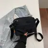 Bolso de Lona Casual de Gran Capacidad Nuevo Primavera 2026 para Mujer, Bolso de Hombro Cruzado Elegante y Ligero, Bolso Cuadrado Pequeño de Color Sólido
