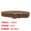 Nuevo Cinturón Estilo Coreano para Mujer Estilo Ins de Cuerda Versátil Decorativo Moda Jeans Cinturón Retro para Mujer con Falda