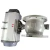 QV647Y-16C DN15 Válvula de Bola en V Neumática Tipo Alta Temperatura Sello Duro Válvula de Bola de Corte en Forma de V