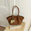 Bolsa de Tote Relajada de Alto Valor Retro Casual Estilo Nuevo para Viajes Diarios Bolso de Hombro Único Bajo el Brazo Bolso de Mano de Gran Capacidad
