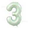 Nuevo globo digital de aluminio verde oliva de 32 pulgadas para niños, adultos, fiestas de cumpleaños, aniversarios y decoración.