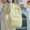 Moda Transfronteriza Estilo Coreano Estudiante Alta Apariencia Bordado de Moño Fresco y Ligero Mochila de Gran Capacidad