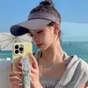 Sombrero de verano para mujer, gorra de ala ancha, estilo coreano, para ciclismo al aire libre, protector solar, parasol, anti-UV, sombrero vacío para el sol.