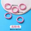 Taoma Macaron Pintura Anillo de Resorte Anillo Abierto de Metal Hebilla de Resorte Llavero DIY Cadena de Teléfono Móvil Hebilla de Conexión Redonda