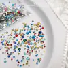Strass Coloridos de Verso Plano Mistos Nail Art Mais Vendidos 1440 Peças Vidro Verso Plano Pequenos Strass Redondos Cores Misturadas Acessórios de Nail Art Transfronteiriços